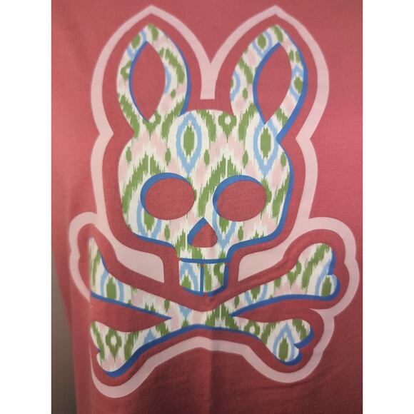 Psycho Bunny pink bunny logo t-shirt sz 3 (sm) - Picture 2 of 9
